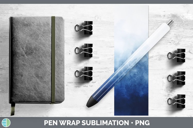 GorgeousBlue Pen Wrap design.