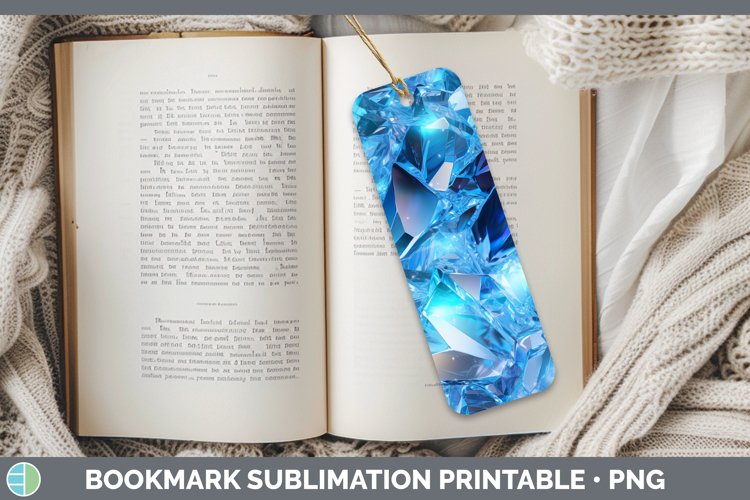 GorgeousBlue Bookmark design.