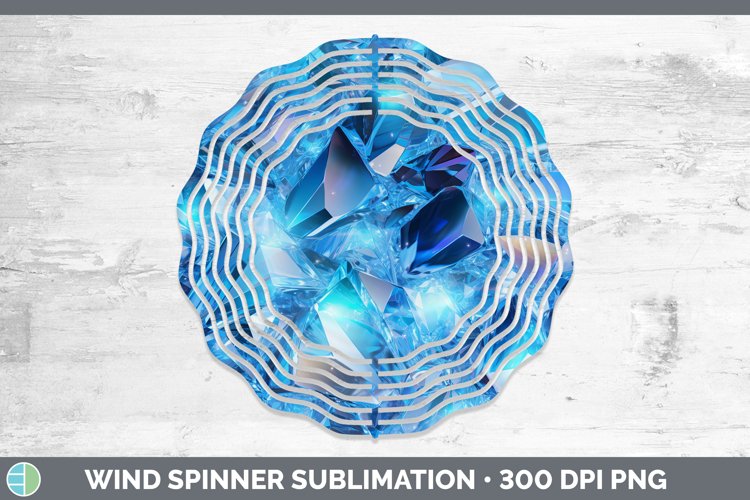 GorgeousBlue Wind Spinner design.