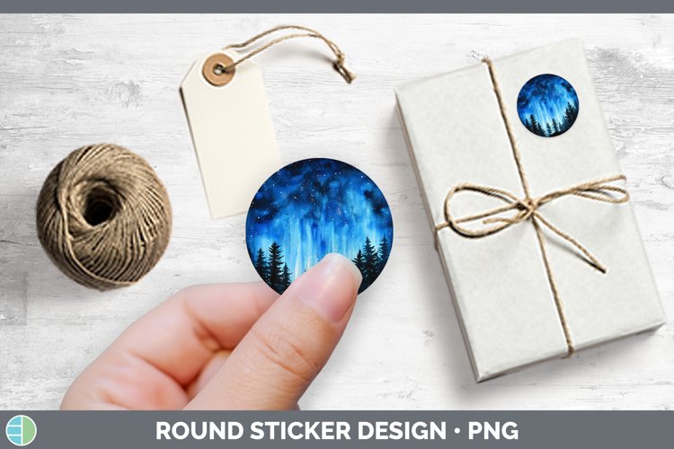 GorgeousBlue Stickers design.