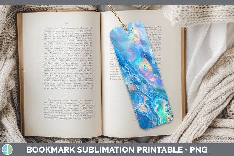 GorgeousBlue Bookmark design.