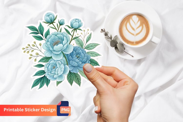 Blue Flower Clipart Image 15
