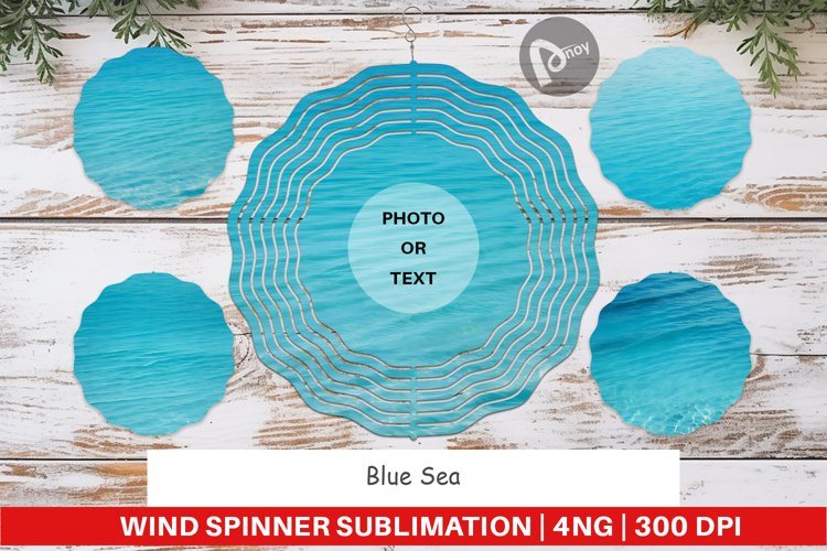 Wind Spinner Blue Sea