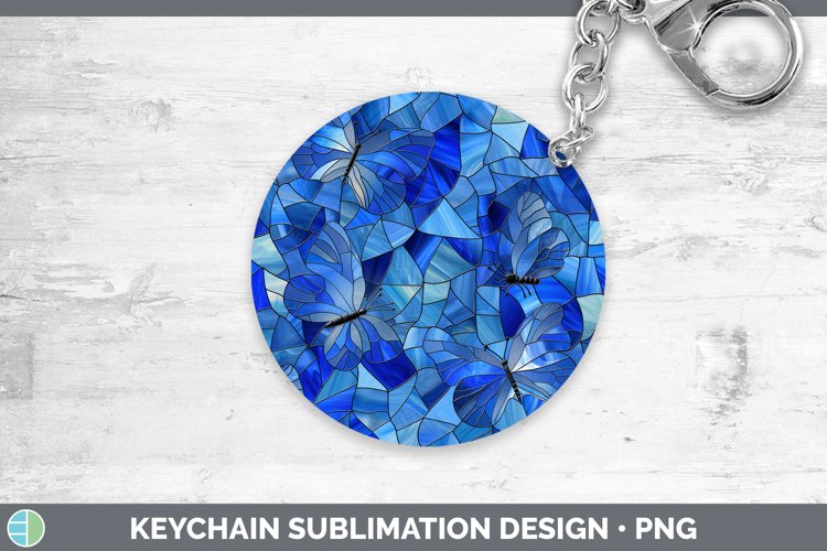 GorgeousBlue Keychain design.