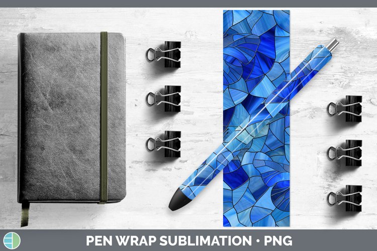 GorgeousBlue Pen Wrap design.