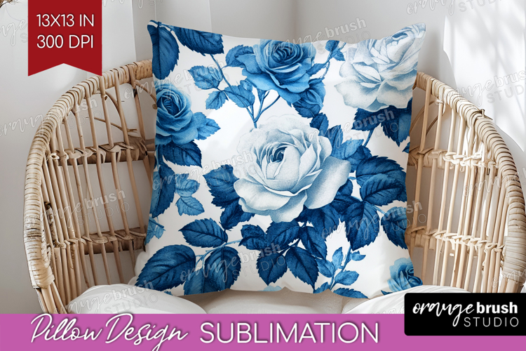 Blue Flowers Clipart Image 7
