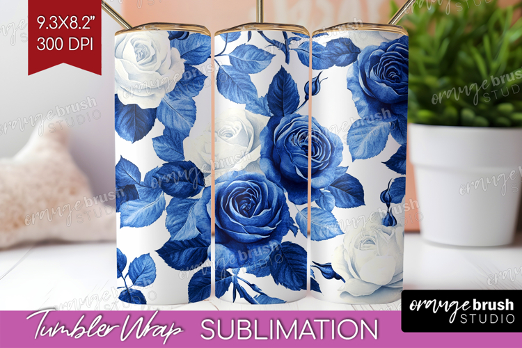Blue Flowers Clipart Image 14