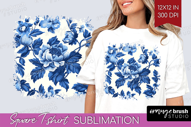 Blue Flowers Clipart Image 17