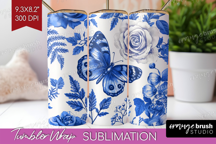 Blue Flowers Clipart Image 12