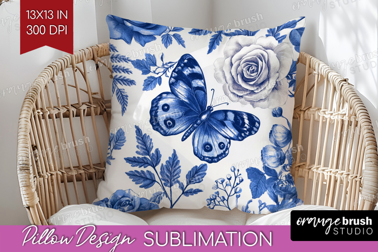 Blue Flowers Clipart Image 5