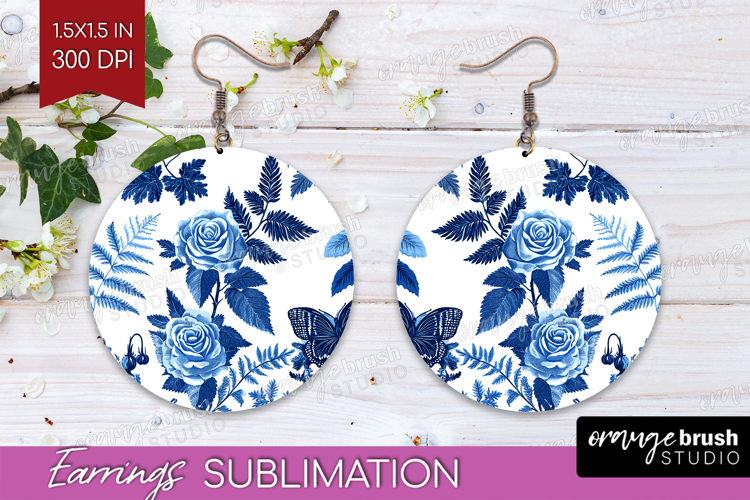 Blue Flowers Clipart Image 11