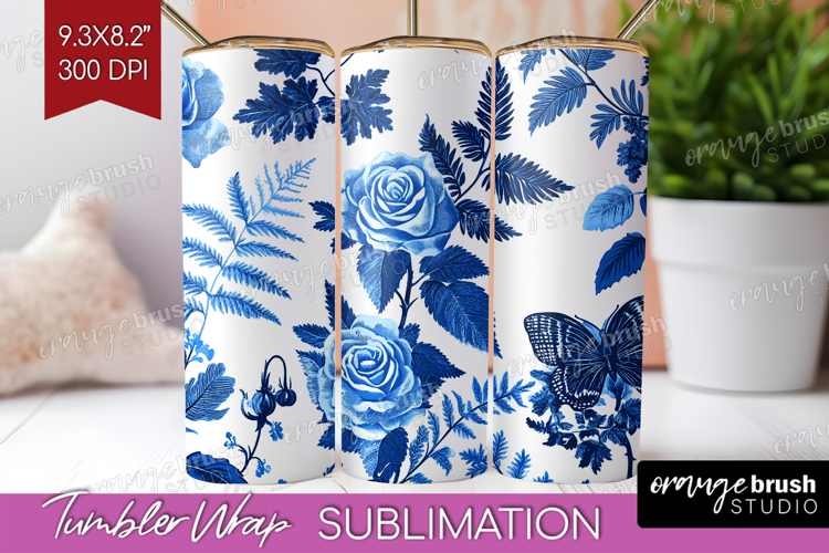 Blue Flowers Clipart Image 11