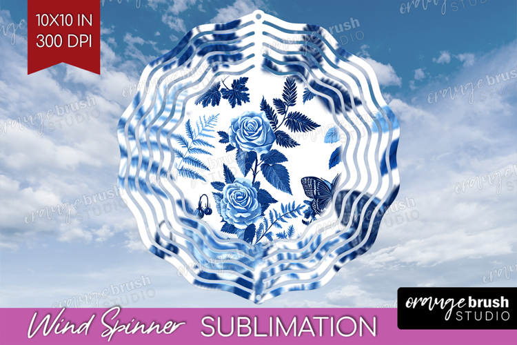 Blue Flowers Clipart Image 3