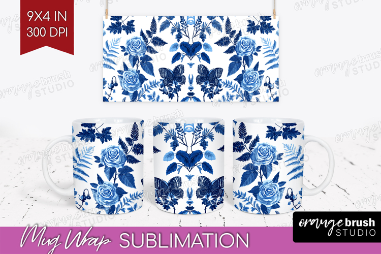 Blue Flowers Clipart Image 23