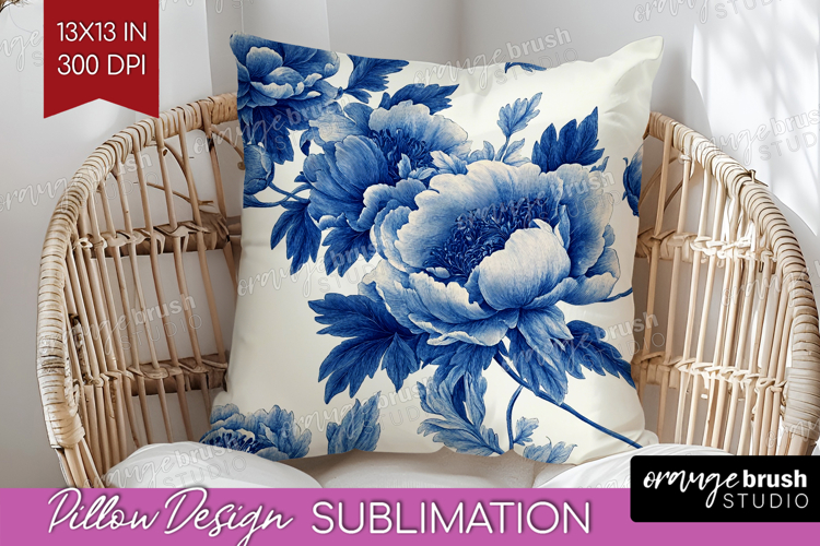 Blue Flowers Clipart Image 3