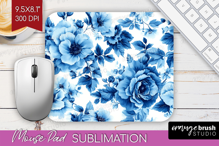 Blue Flowers Clipart Image 9
