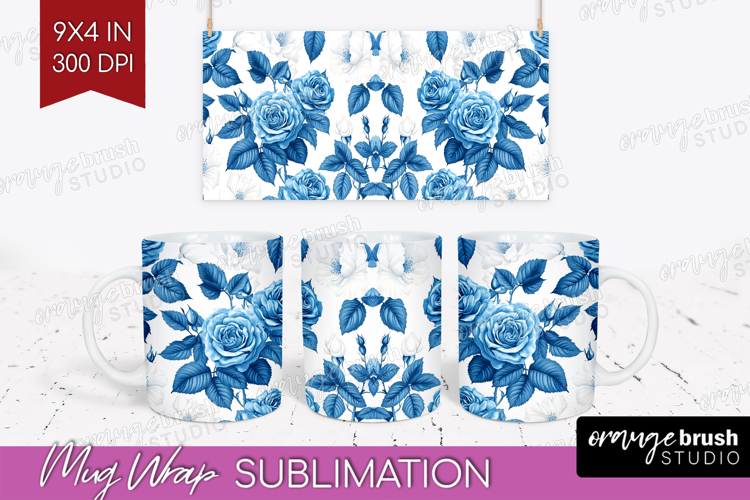 Blue Flowers Clipart Image 20
