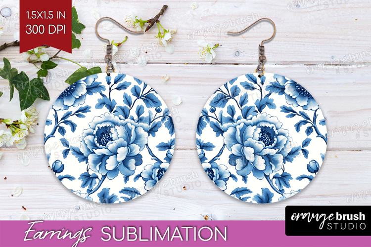 Blue Flowers Clipart Image 7