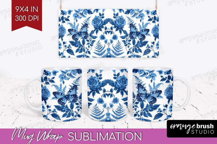 Blue Flowers Clipart Image 18