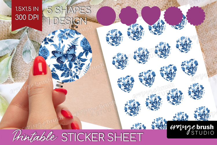 Blue Flowers Clipart Image 22