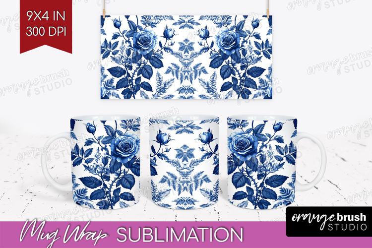 Blue Flowers Clipart Image 16
