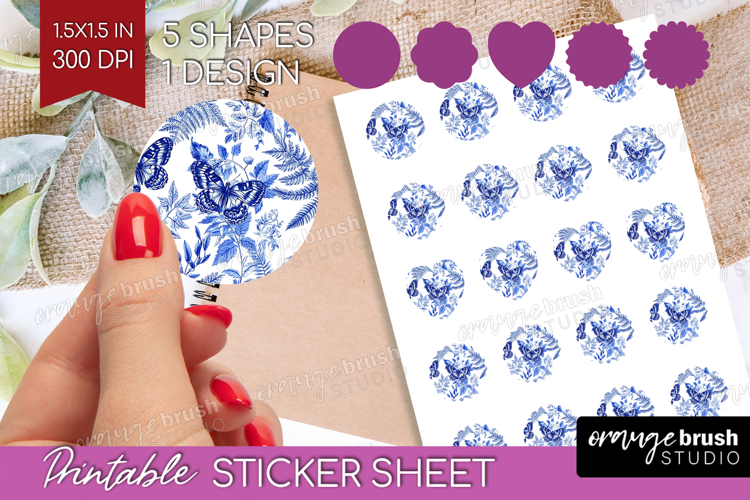 Blue Flowers Clipart Image 19