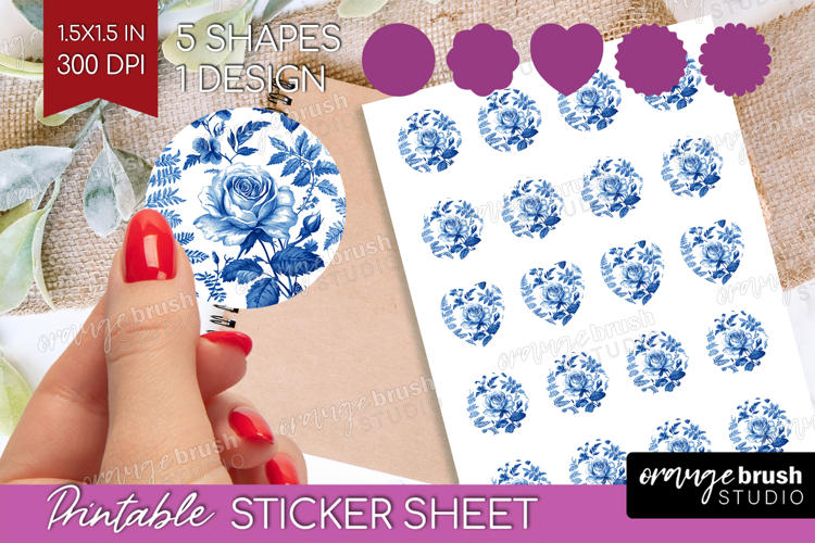 Blue Flowers Clipart Image 18