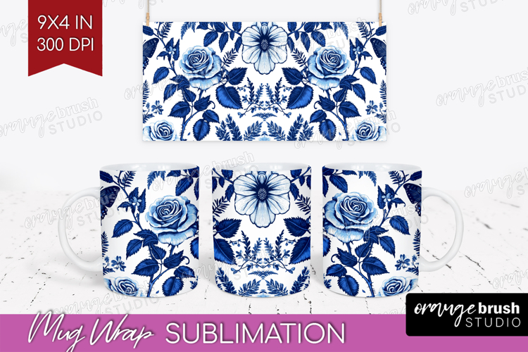 Blue Flowers Clipart Image 12