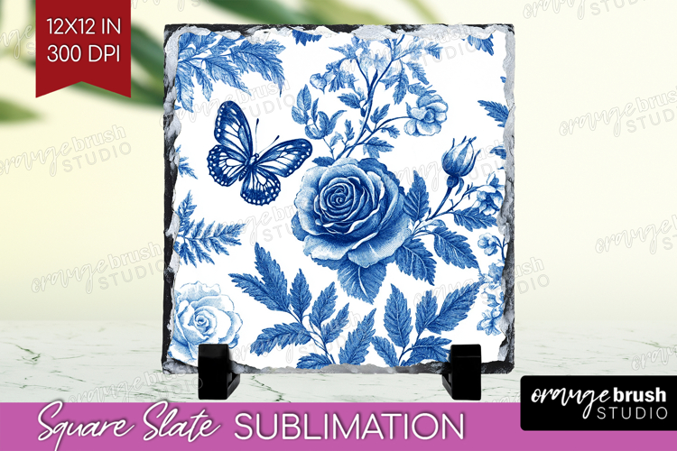 Blue Flowers Clipart Image 5
