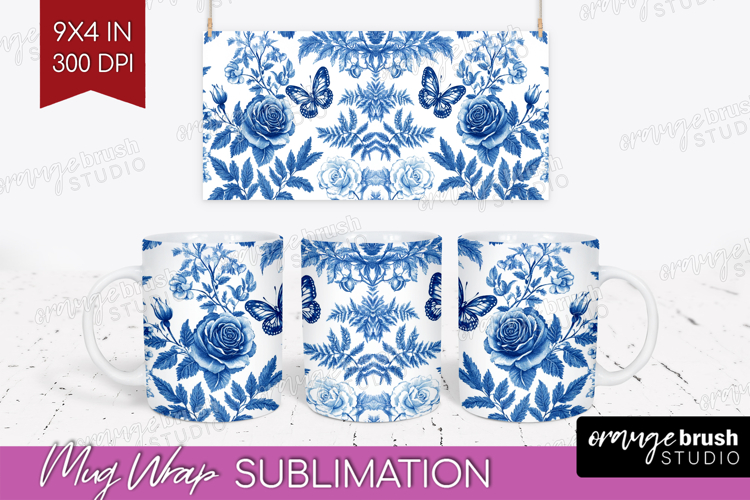 Blue Flowers Clipart Image 9