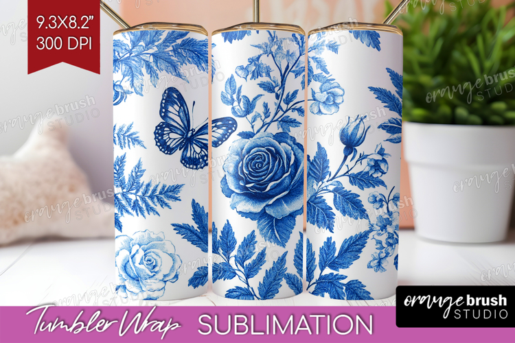 Blue Flowers Clipart Image 21