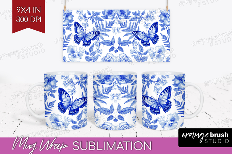 Blue Flowers Clipart Image 8