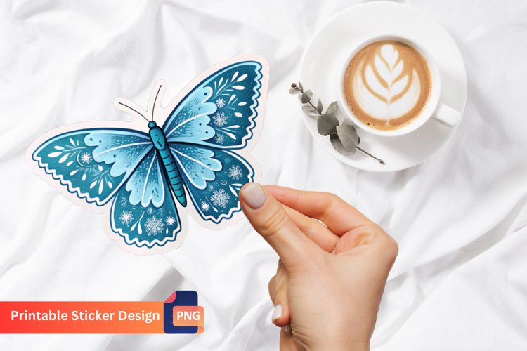 Blue Butterfly Clipart Image 11