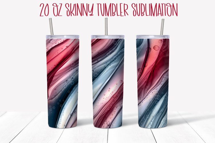 Alcohol Ink Tumbler Wrap Image 4