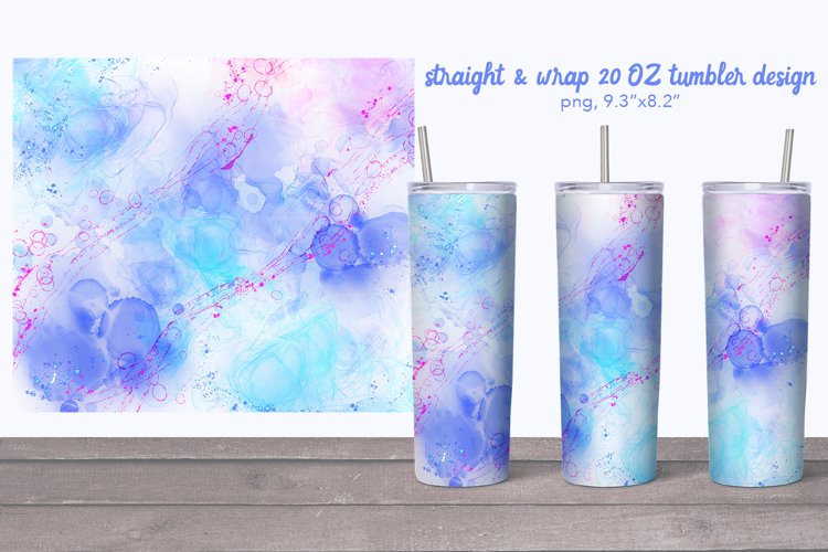 Alcohol Ink Tumbler Wrap Image 16
