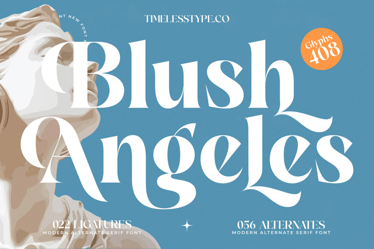 Blush Angeles - Modern Alternate Serif Font
