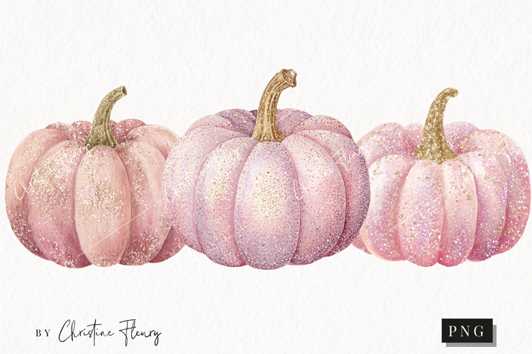 Pumpkin Watercolor Png Image 16