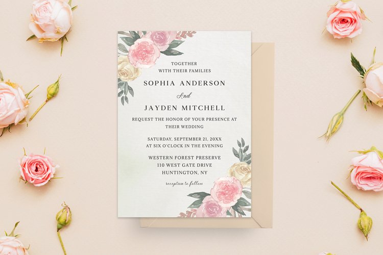 Pink Invitation Template Image 24