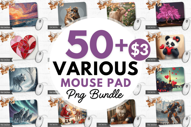 Various Mouse Pad PNG Bundle, premium Mouse Pad PNG Designs