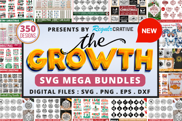 The Mega Growth SVG Bundle, SVG Big Bundle