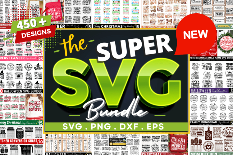 The Super SVG Designs Bundle, SVG Designs Bundle