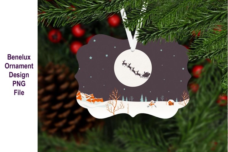 Christmas Ornament Sublimation Designs Image 17
