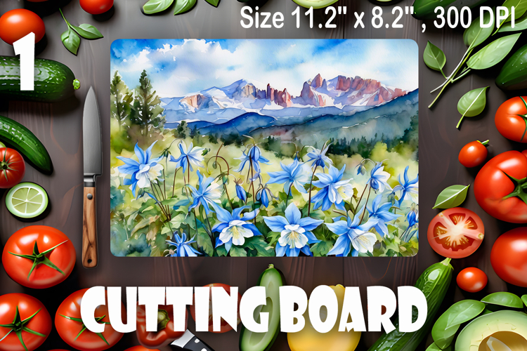 American landscape cutting board design - cutting board desi