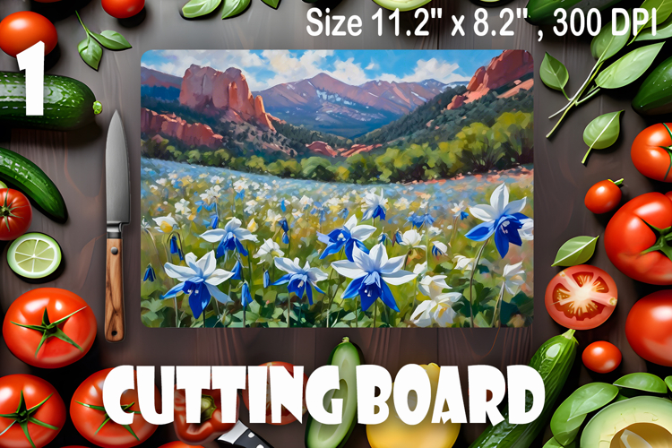 American landscape cutting board design - cutting board desi