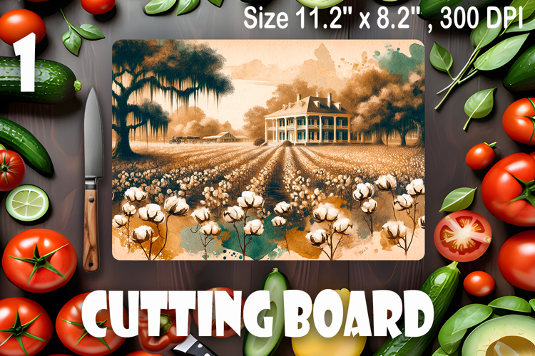American landscape cutting board design - cutting board desi