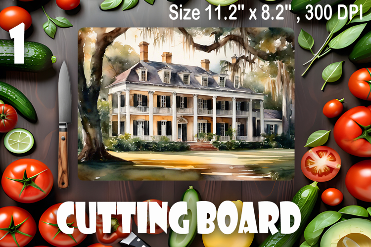 American landscape cutting board design - cutting board desi