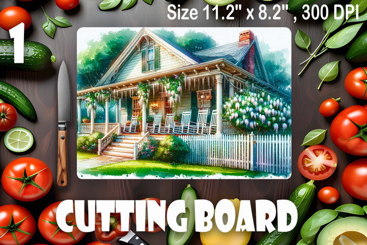 American landscape cutting board design - cutting board desi