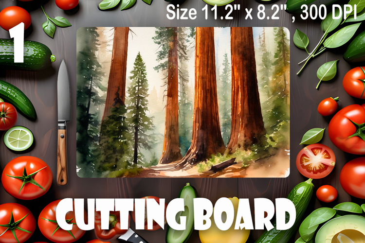 American landscape cutting board design - cutting board desi