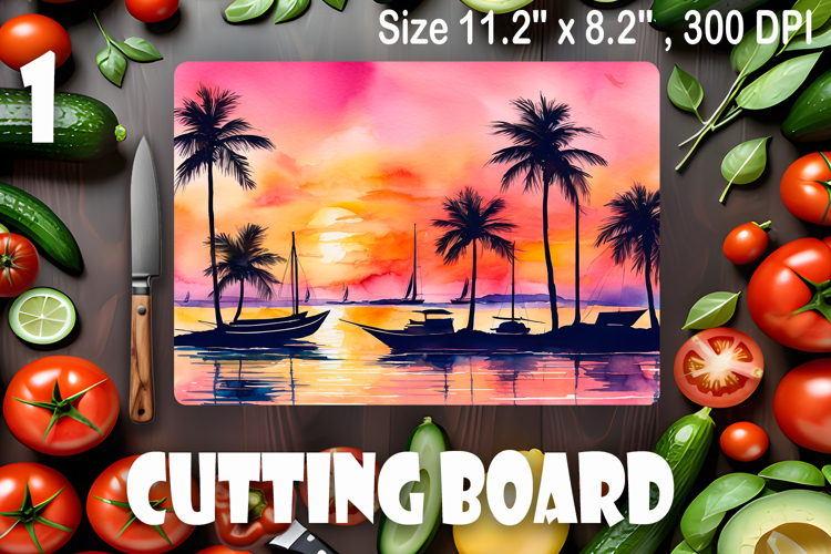 American landscape cutting board design - cutting board desi