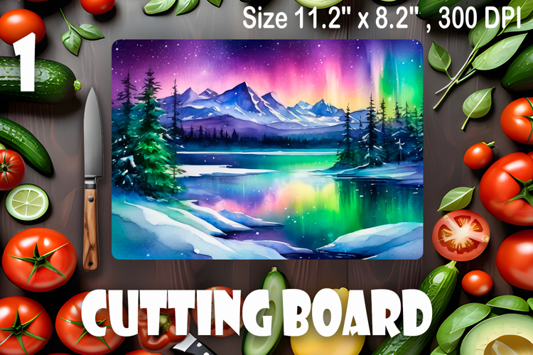 American landscape cutting board design - cutting board desi